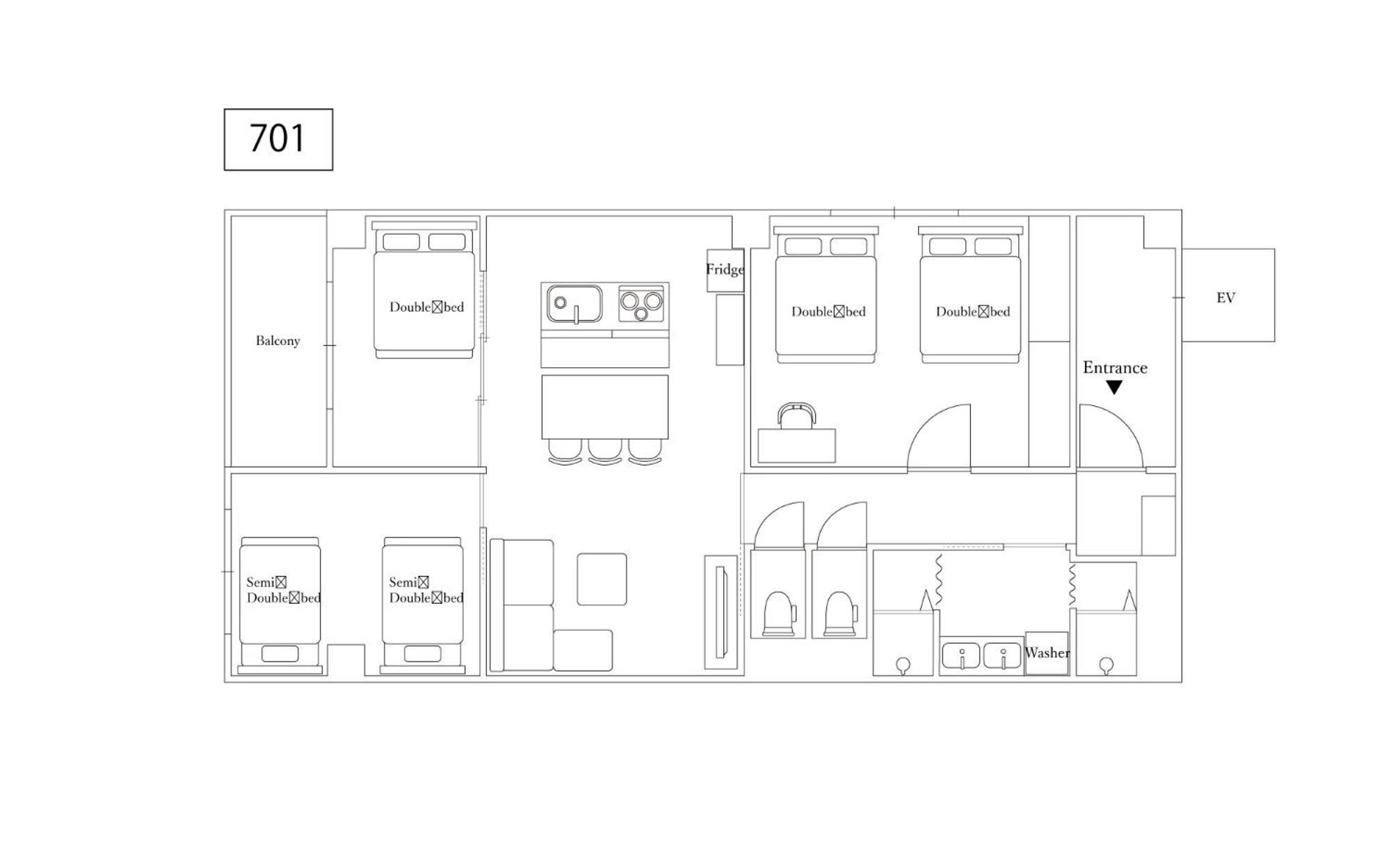 Apartamento Eni Minamihorie Kaede Osaka Exterior foto
